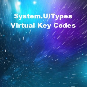 virtual key codes virtual key codes