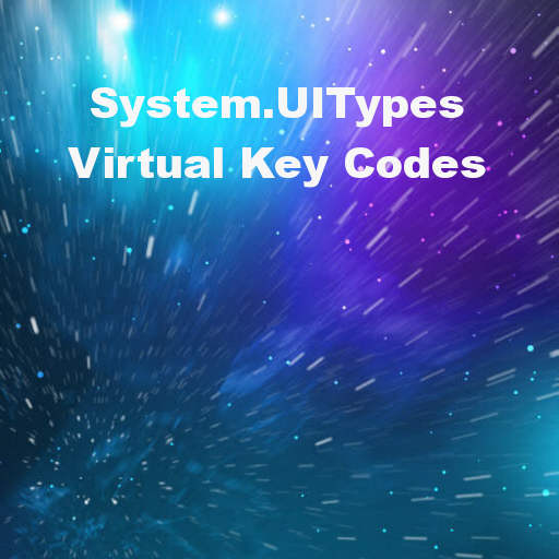 List Of All Virtual Key Codes For OnKeyDown And OnKeyUp In Delphi XE6 Firemonkey On Android And