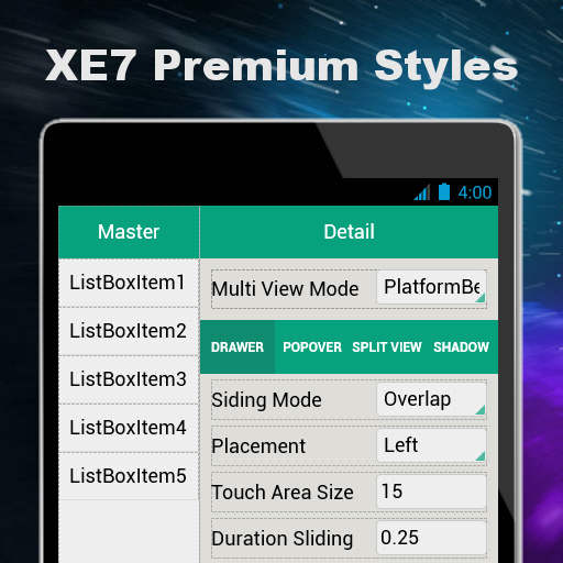 Free Premium Style Pack With Seven Styles For Delphi XE7 Firemonkey On Android And IOS